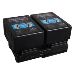 Adapter PATONA Premium typu Hot Swap V-Mount do 2 akumulatorów PATONA NANO z mocowaniem V. funkcja ładowania D-Tap