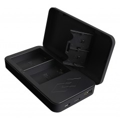 Podwójna ładowarka PATONA z funkcją Powerbanku i miejscem na kartę pamięci do Canona LP-E6