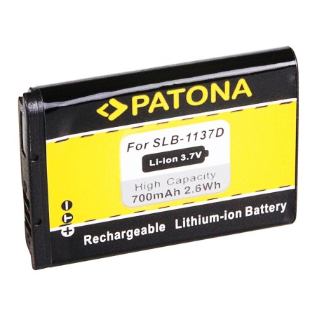 Bateria PATONA do Samsung Digimax i85 L74 wide NV11 NV24 HD NV30 SLB-1137D