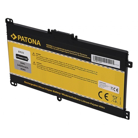 PATONA Bateria f. HP BK03 Pavilion X360 BK03XL 916811-855 TPN-W125 HSTNN-LB7S HSTNN-UB7G