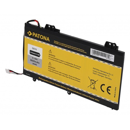 PATONA Bateria f. HP Pavilion 14-AL SE03 SE03XL 849988-850 HSTNN-LB7G 849568-421