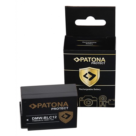 PATONA PROTECT Bateria f. Panasonic DMW-BLC12 Lumix DMC FZ200 DMC G6 G5 GH2