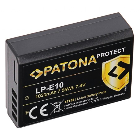 PATONA PROTECT Akumulator do Canon LP-E10 LPE10 EOS1100D EOS 1100D