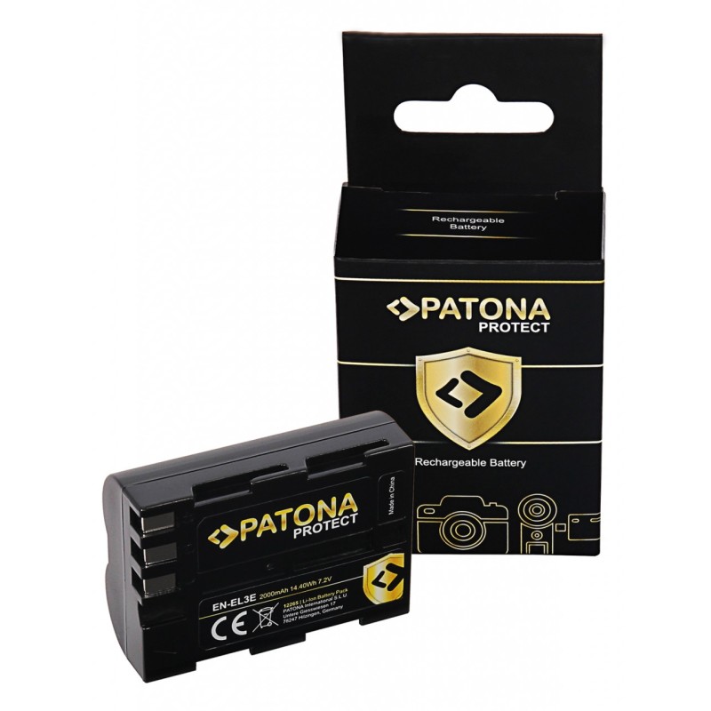 PATONA PROTECT Bateria do Nikon D700 D300 D200 D100 D80 D70 D50 EN-EL3e