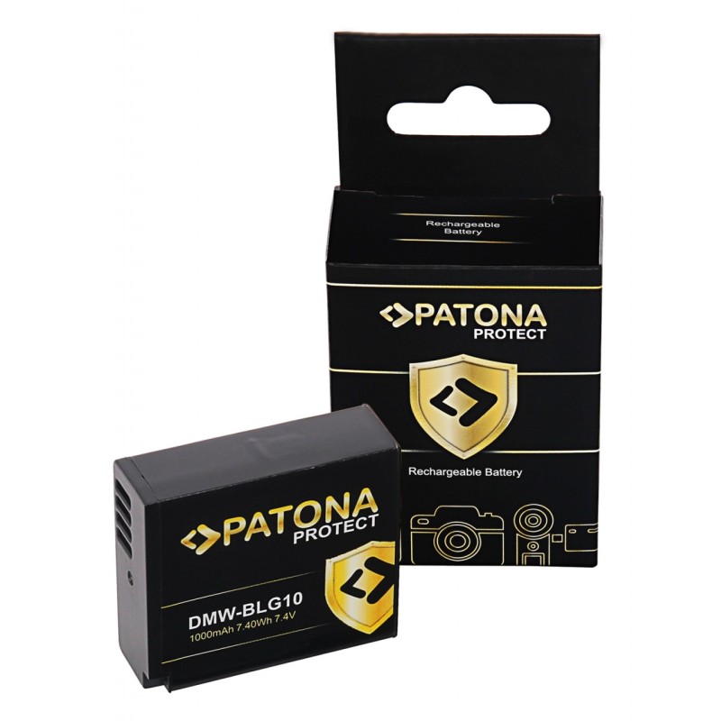 PATONA PROTECT Bateria do Panasonic DMW-BLG10 DMW-BLE9 DMC-GF3 DMC-LX85 DMC-LX100 DC-TZ99 PATONA PROTECT Bateria do Panasonic DMW-BLG10 DMW-BLE9 DMC-GF3 DMC-LX85 DMC-LX100 DC-TZ99