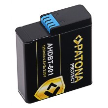 PATONA PROTECT Bateria do GoPro Hero 8 AHDBT-801 Hero 7 AHDBT-701 Hero 6 Hero 5 AHDBT-501
