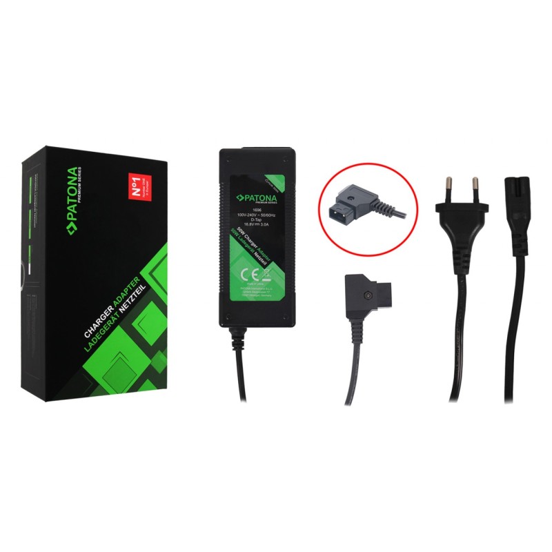 PATONA ładowarka Premium D-Tap 3A dla Sony BP-95W BP-190WS DSR 250P 600P 650P 652P BP-95W BP-190WS