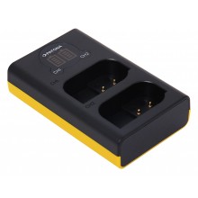 PATONA ładowarka z podwójnym wyświetlaczem LCD f. Panasonic DMW-BLK22 DC-S5 G9 GH5 GH5S