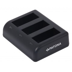 PATONA ładowarka do GoPro Hero 9 Hero 10 Hero 11 AHDBT901 ADBAT001 ADDBD-211 z kablem mikroUSB w komplecie