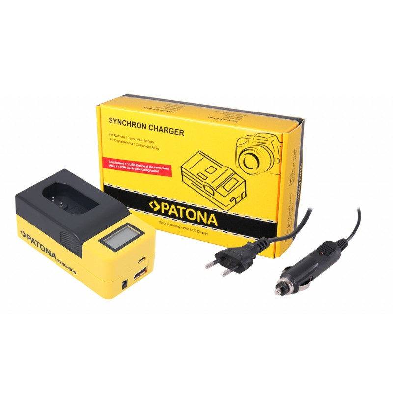 Ładowarka USB PATONA Synchron f. Panasonic DMW-BLK22 DC-S5 G9 GH5 GH5S