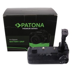 Uchwyt akumulatorowy PATONA Premium BG-E22 do Canon EOS R na 2 akumulatory LP-E6N w komplecie. sterowanie bezprzewodowe