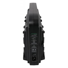 Kompaktowa, równoległa, 4-kierunkowa, wąska ładowarka PATONA do akumulatorów Sony Red DSLR V-Mount z funkcją zasilania wraz z ba
