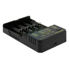Ładowarka USB PATONA f. ogniwa okrągłe CR123A, 14500, 16340, 18650, 22650, 26650... oraz baterie micro AAA / mignon AA