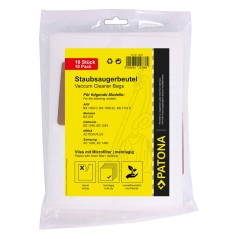 Worek do odkurzacza PATONA 10 z wielowarstwowym polarem w komplecie. Mikrofiltr wirowy Y293 f. Bomann Dirt Devil Hoover Nilfisk 