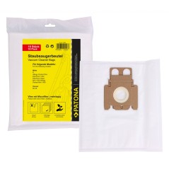 Worek do odkurzacza PATONA 10 z wielowarstwowym polarem w komplecie. Mikrofiltr f. Miele Typ K Wir M52