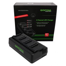 PATONA Premium 4-kanałowa Ładowarka NP-FZ100 do Sony A7 III Alpha 7 A7 R III Alpha 9