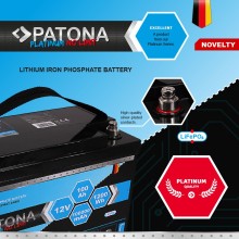 Bateria PATONA Platinum LiFePO4 12V 100Ah 1200Wh 100.000mAh