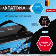 Bateria PATONA Platinum LiFePO4 12V 100Ah 1200Wh 100.000mAh